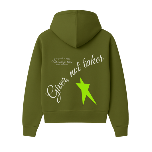 Hoodie Green Star